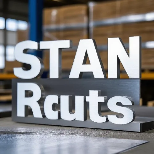 This is Balancing Precision and Efficiency of Stainless Steel Laser Cutting in Advertising Letter Production photo