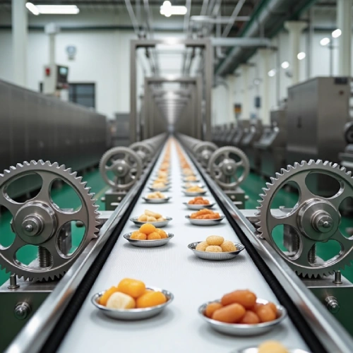 antibacterial_stainless_steel_food_conveyor_belt_application